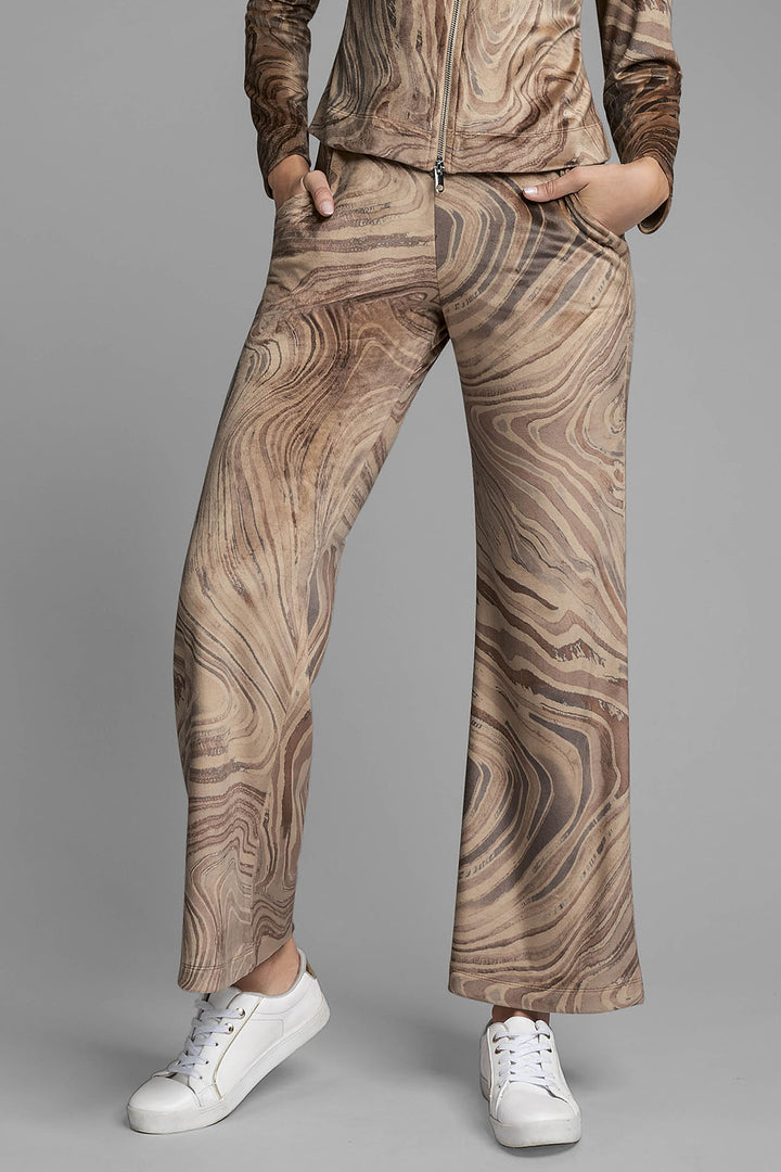 Pantalon Estampado Corte Ancho