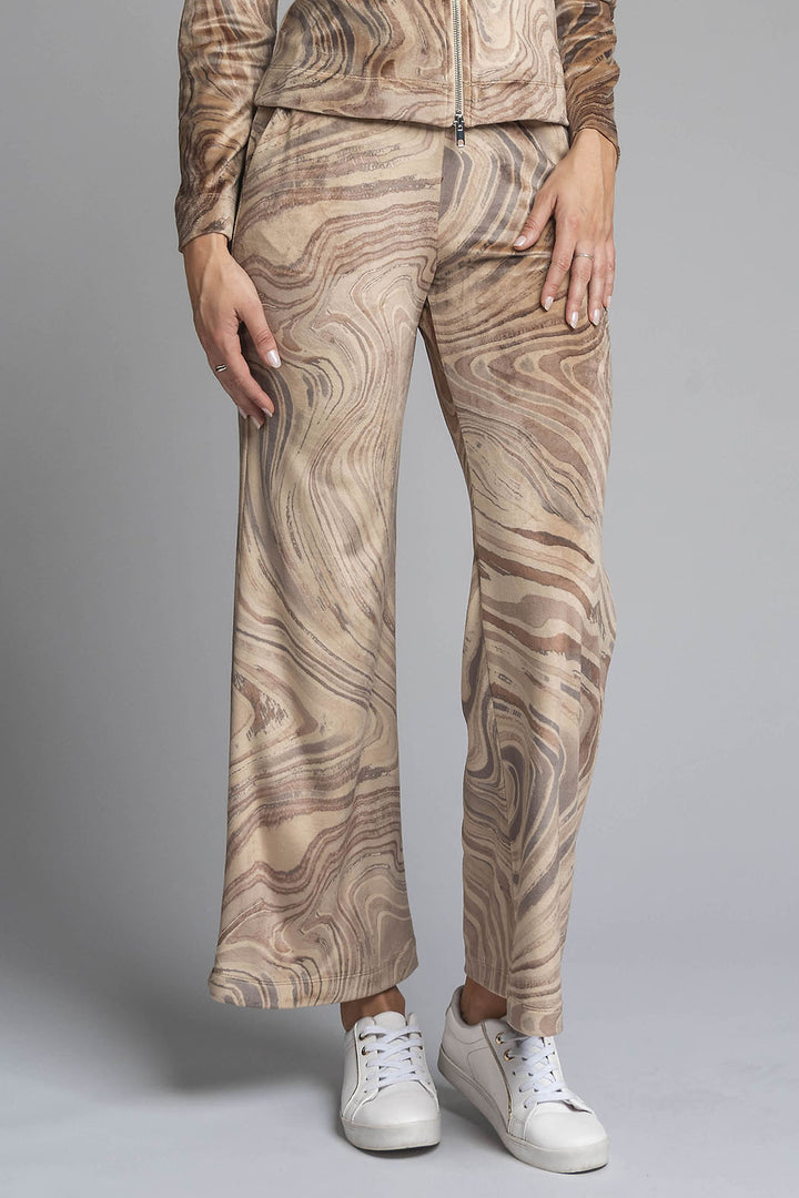 Pantalon Estampado Corte Ancho