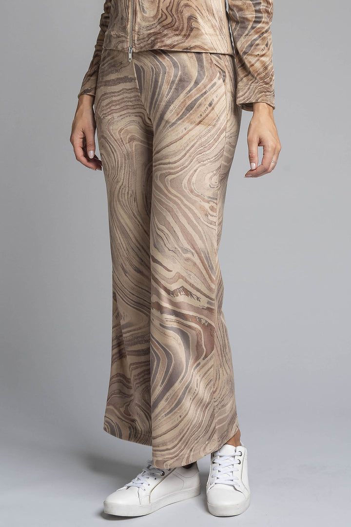 Pantalon Estampado Corte Ancho