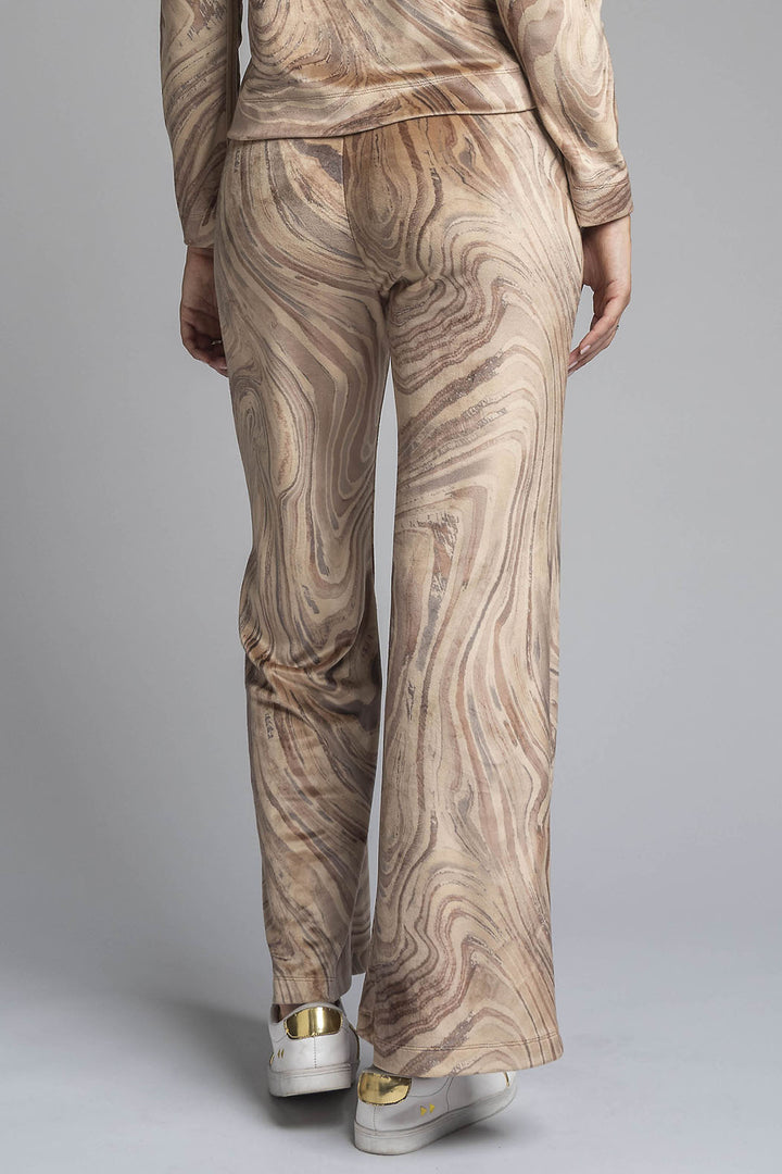 Pantalon Estampado Corte Ancho