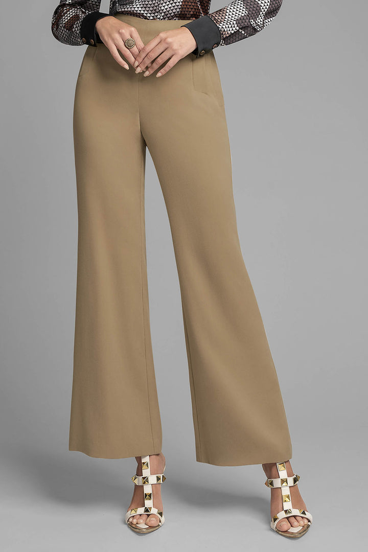 Pantalon Corte Recto Con Bolsas Al Frente