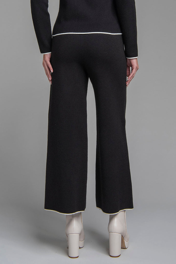 Pantalon De Punto Corte Recto
