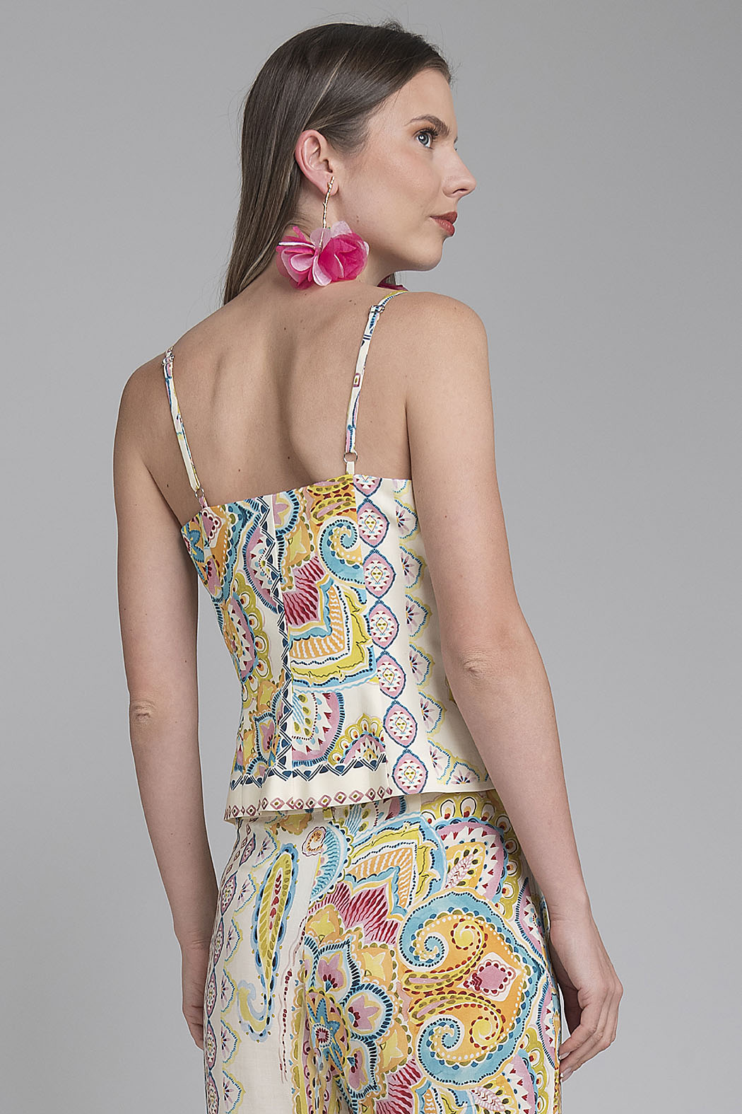 Blusa Estampada Tipo Halter