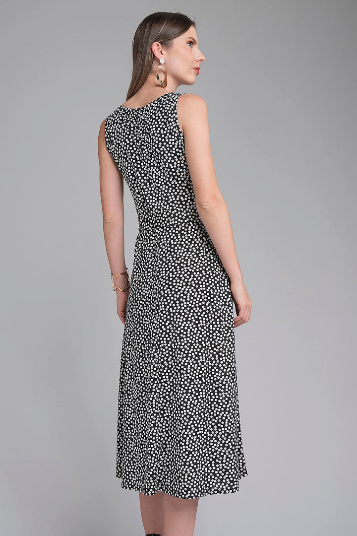 Vestido Largo Estampado Sin Mangas