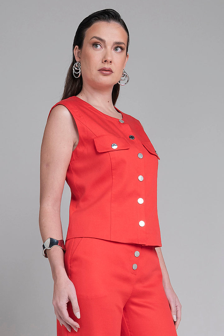 Blusa Lisa Escote Redondo