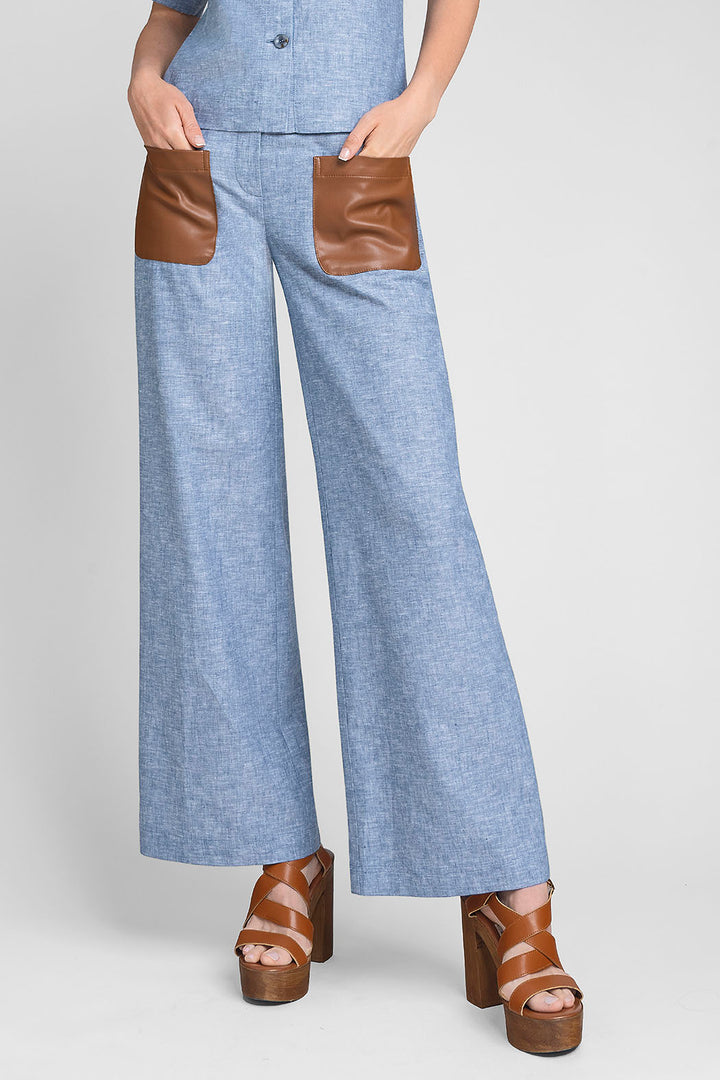 Pantalon Recto Jaspeado