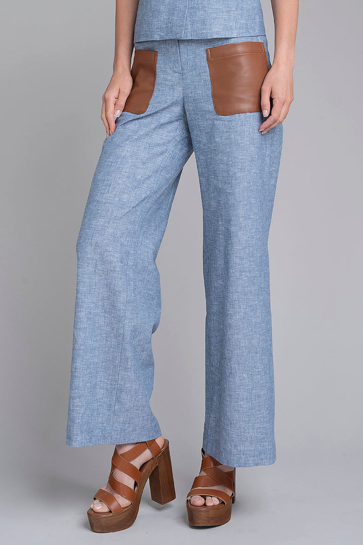 Pantalon Recto Jaspeado