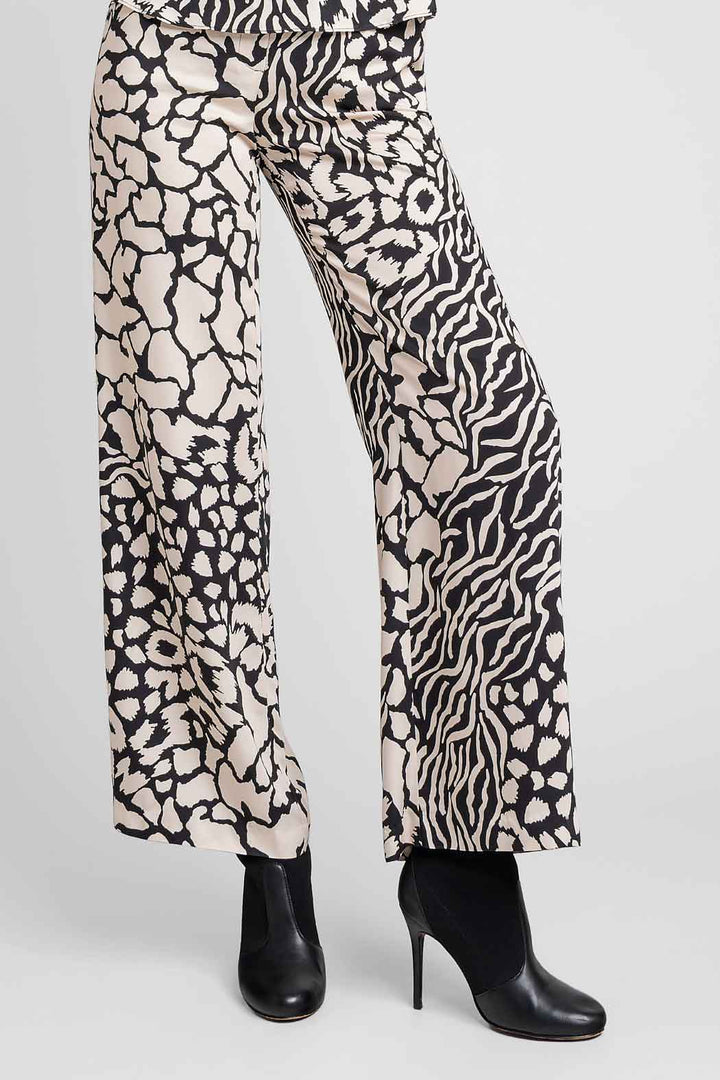 Pantalon Estampado Corte Amplio