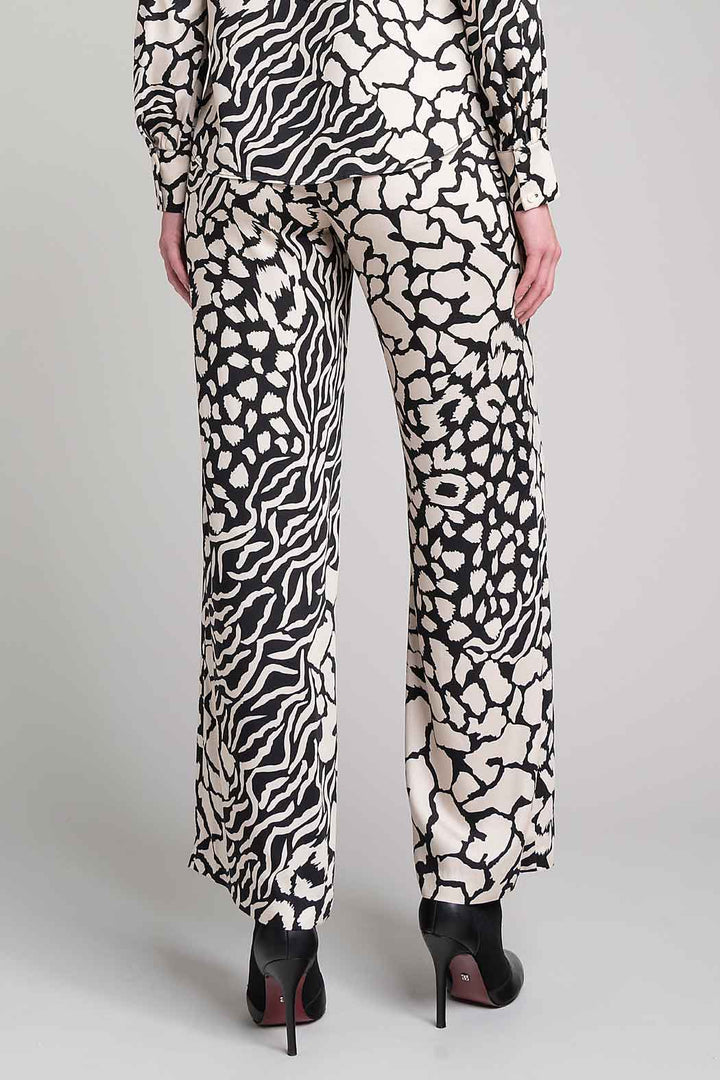 Pantalon Estampado Corte Amplio