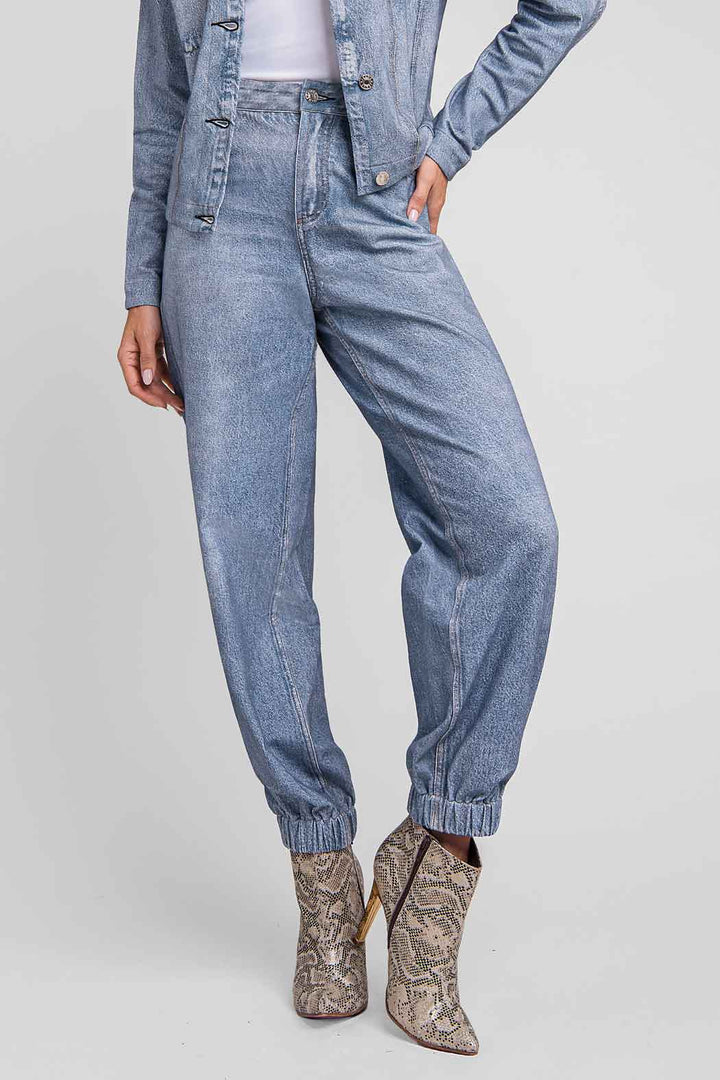 Jeans Con Resorte En Tobillo
