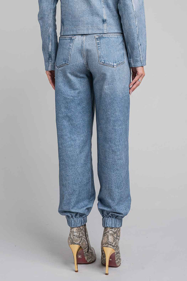 Jeans Con Resorte En Tobillo