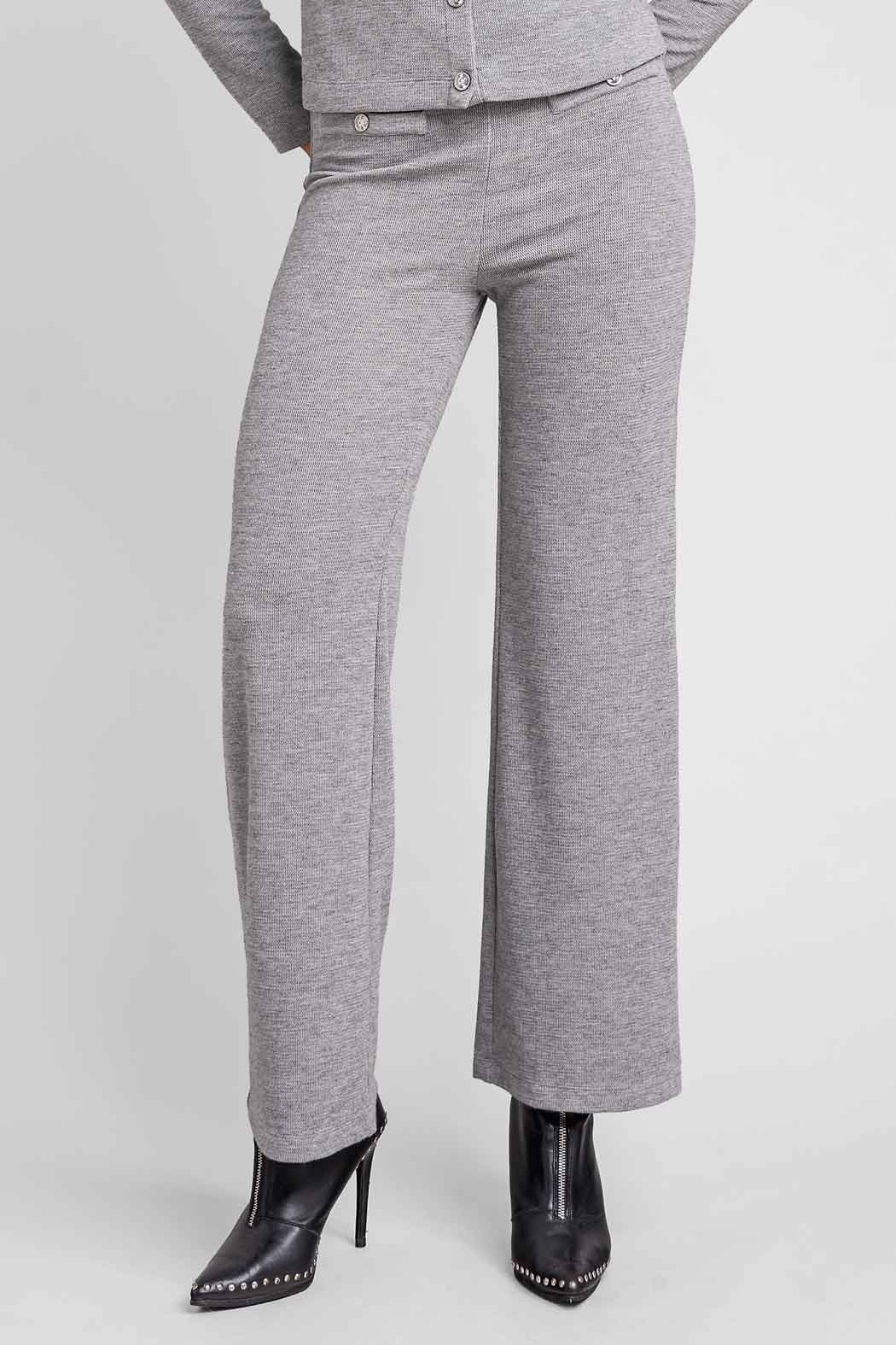 Pantalon Liso Corte Recto