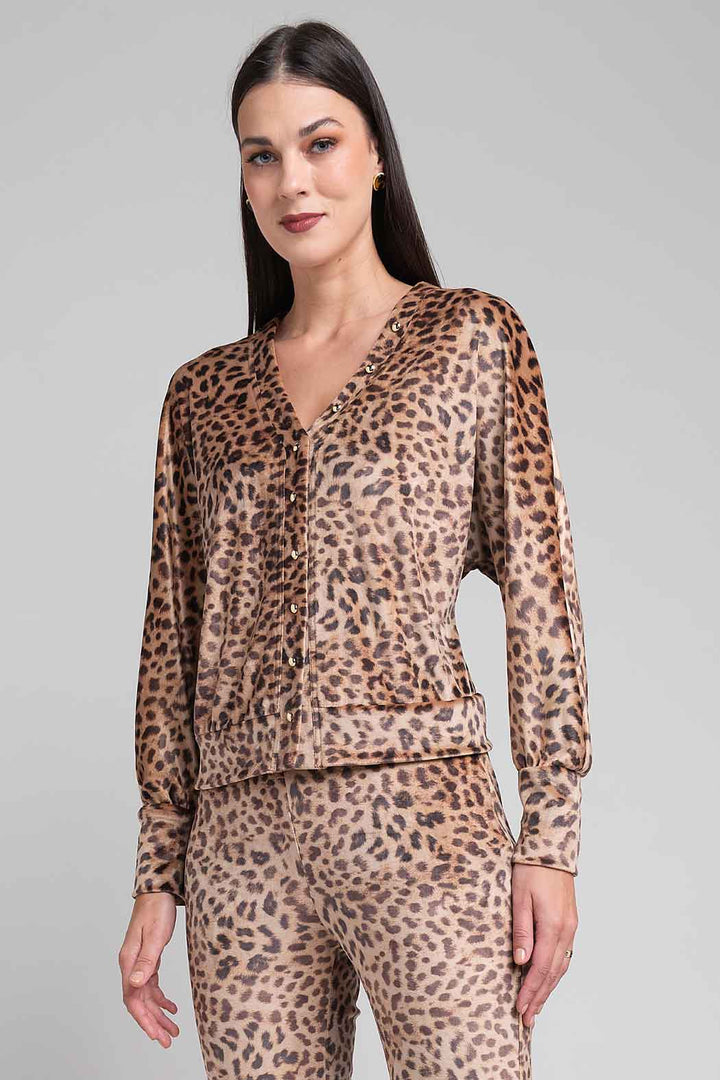 Sueter Con Estampado De Animal Print