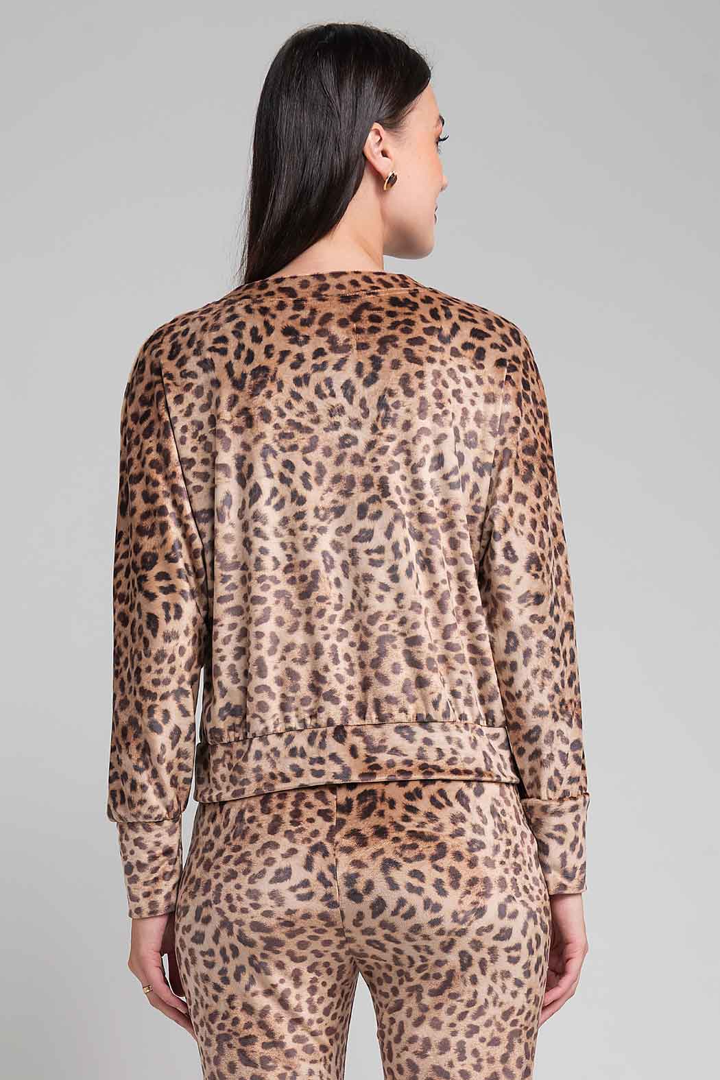 Sueter Con Estampado De Animal Print