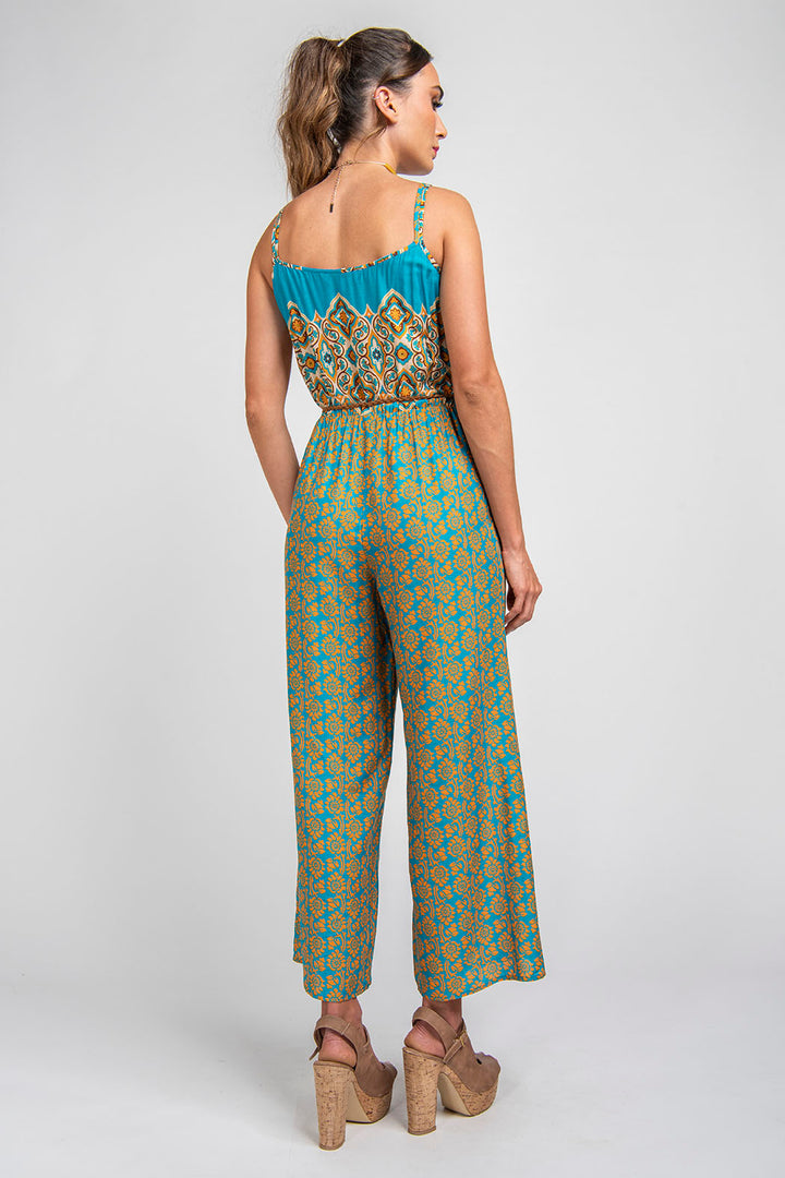 Jumpsuit De Tirantes Estampado