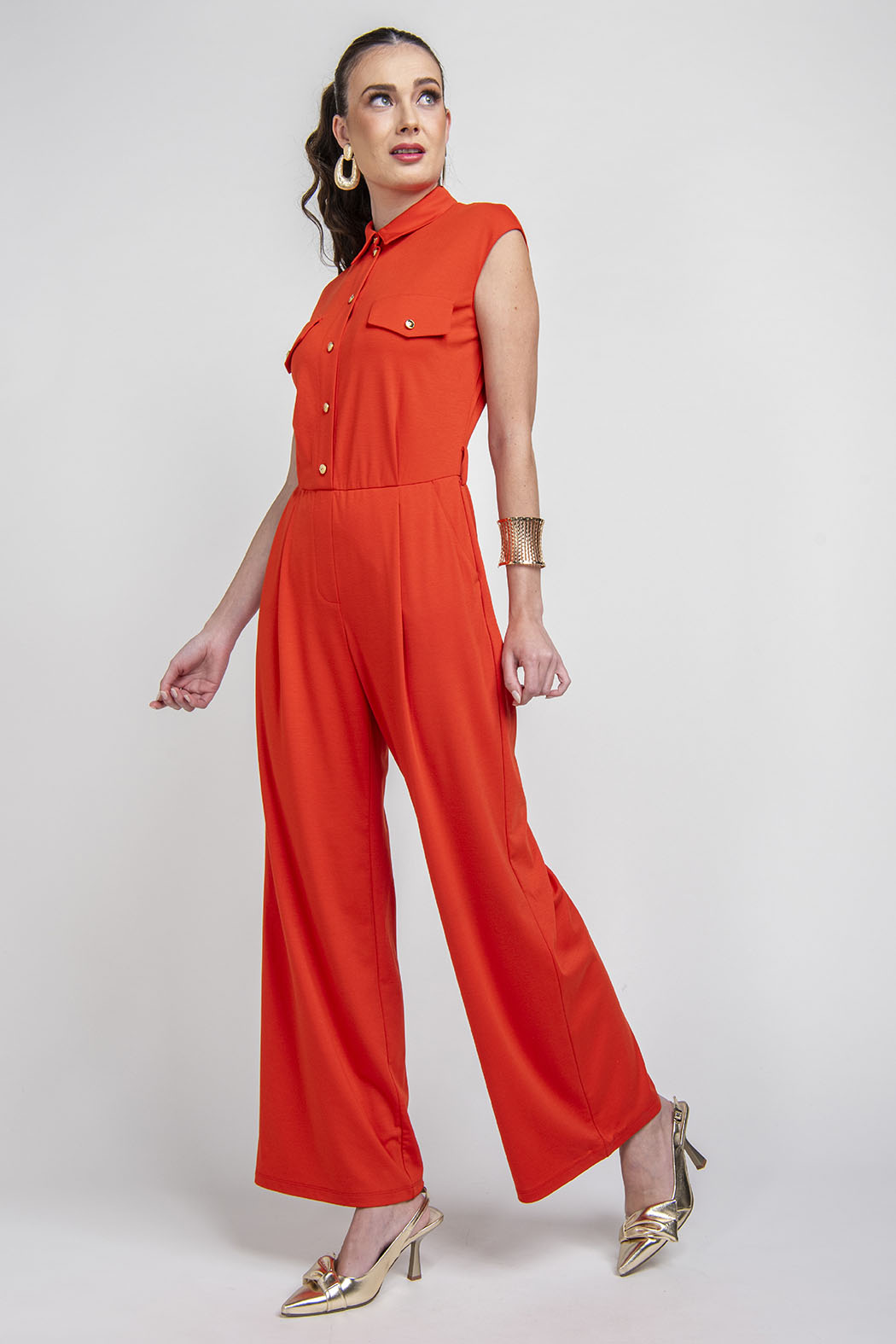 Jumpsuit Liso Sin Mangas