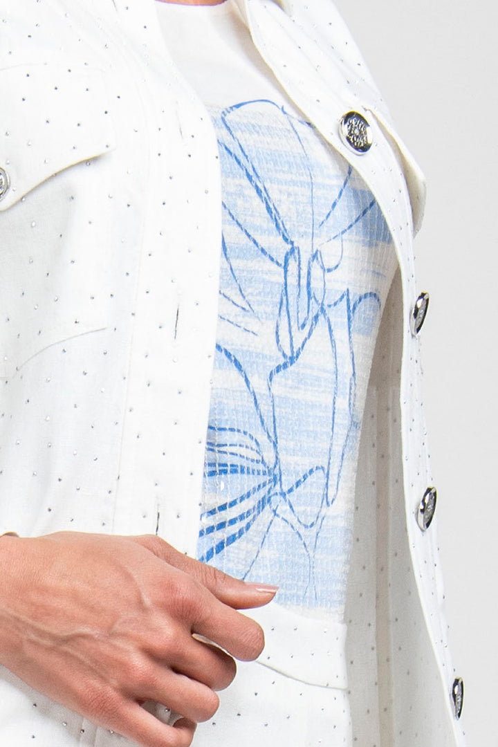 Blusa Con Estampado De Lentejuelas