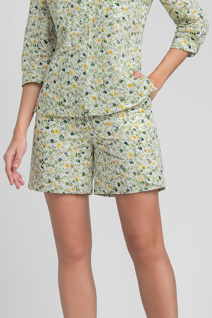 Short Estampado De Flores
