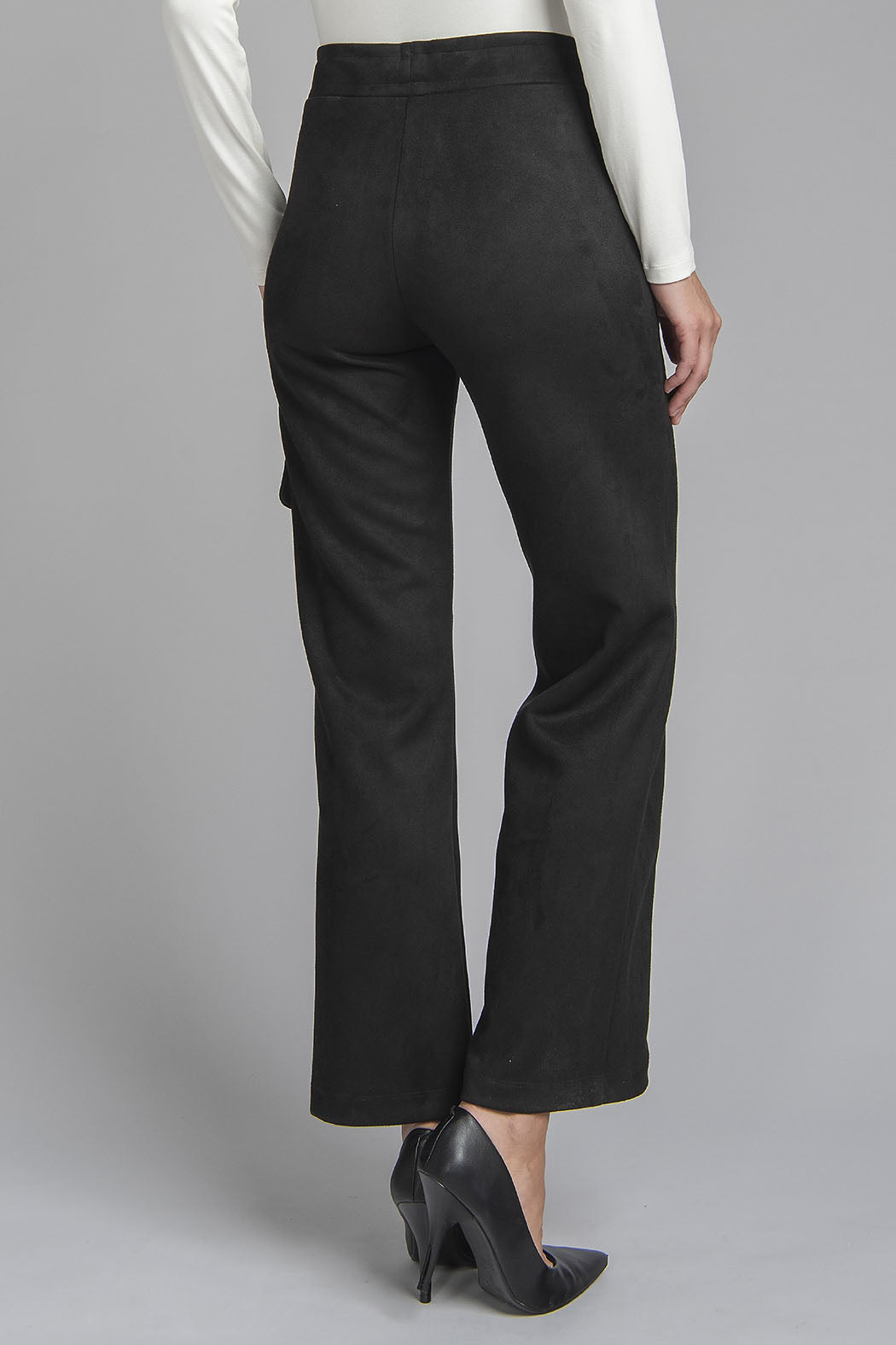 Pantalon Corte Recto Tipo Cargo Con Resorte Y Jareta En Cintura
