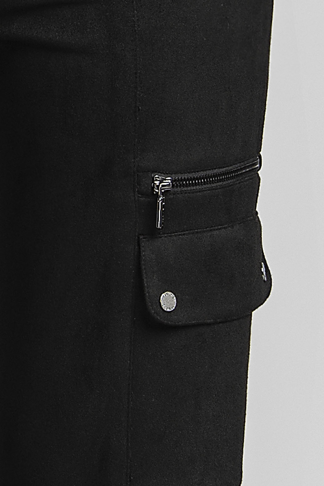 Pantalon Corte Recto Tipo Cargo Con Resorte Y Jareta En Cintura