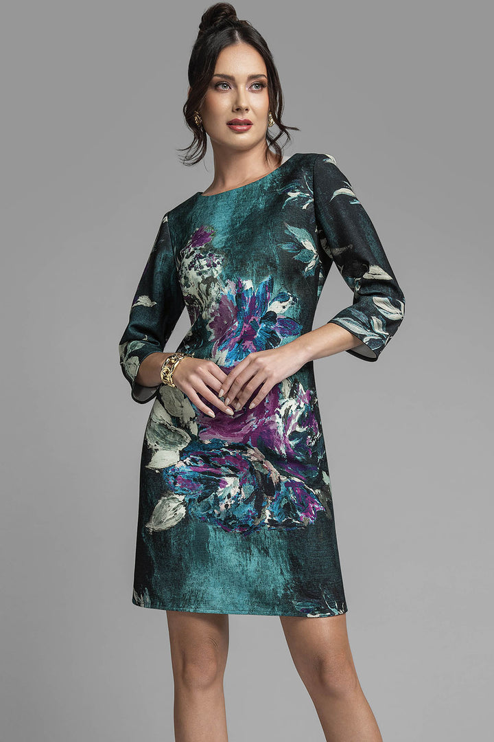 Vestido Corte Recto Estampado