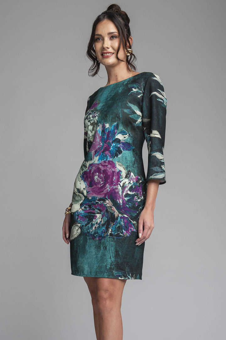 Vestido Corte Recto Estampado
