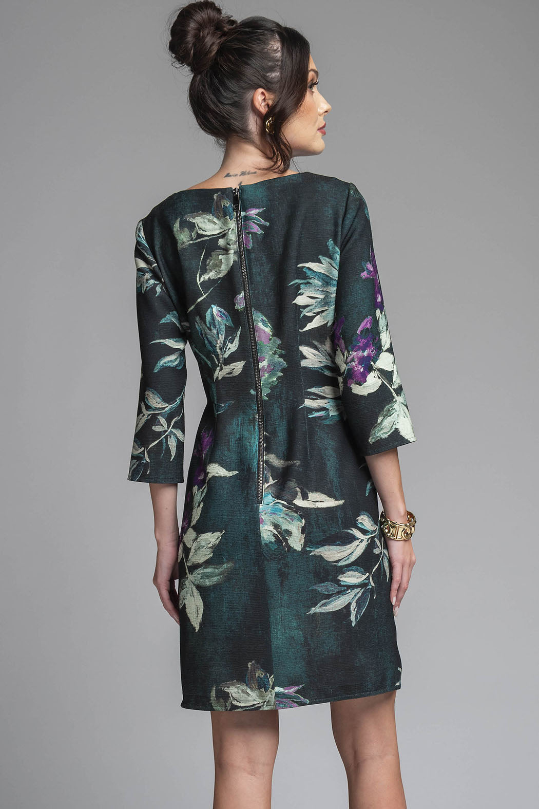 Vestido Corte Recto Estampado