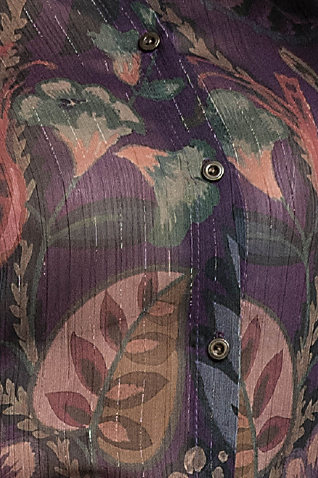 Blusa Camisera Estampada De Manga Larga