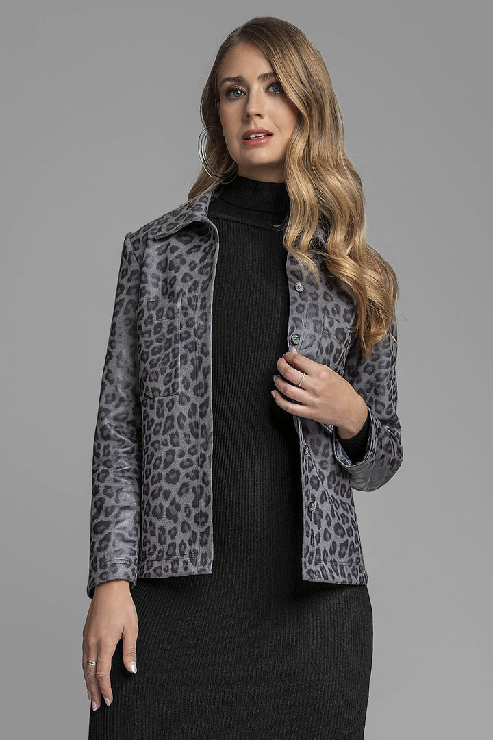 Chamarra Con Estampado De Animal Print