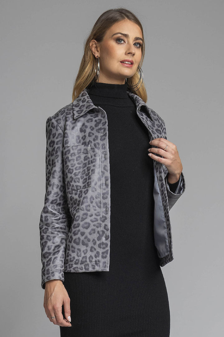 Chamarra Con Estampado De Animal Print