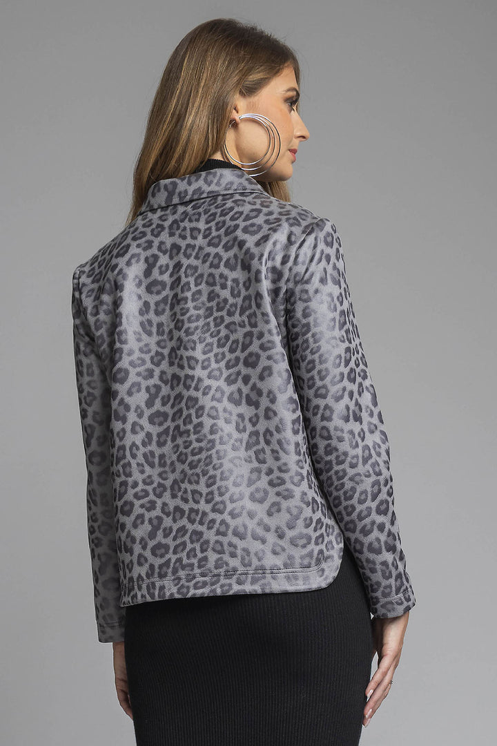 Chamarra Con Estampado De Animal Print