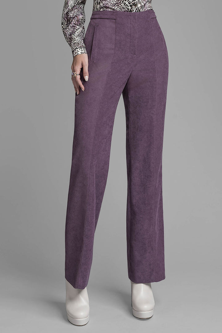 Pantalon De Gamusa Corte Recto
