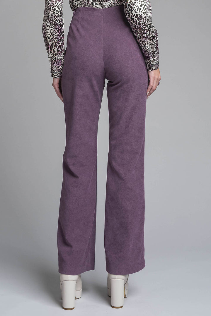 Pantalon De Gamusa Corte Recto