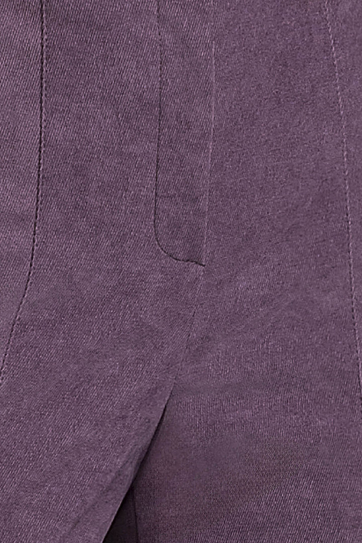Pantalon De Gamusa Corte Recto