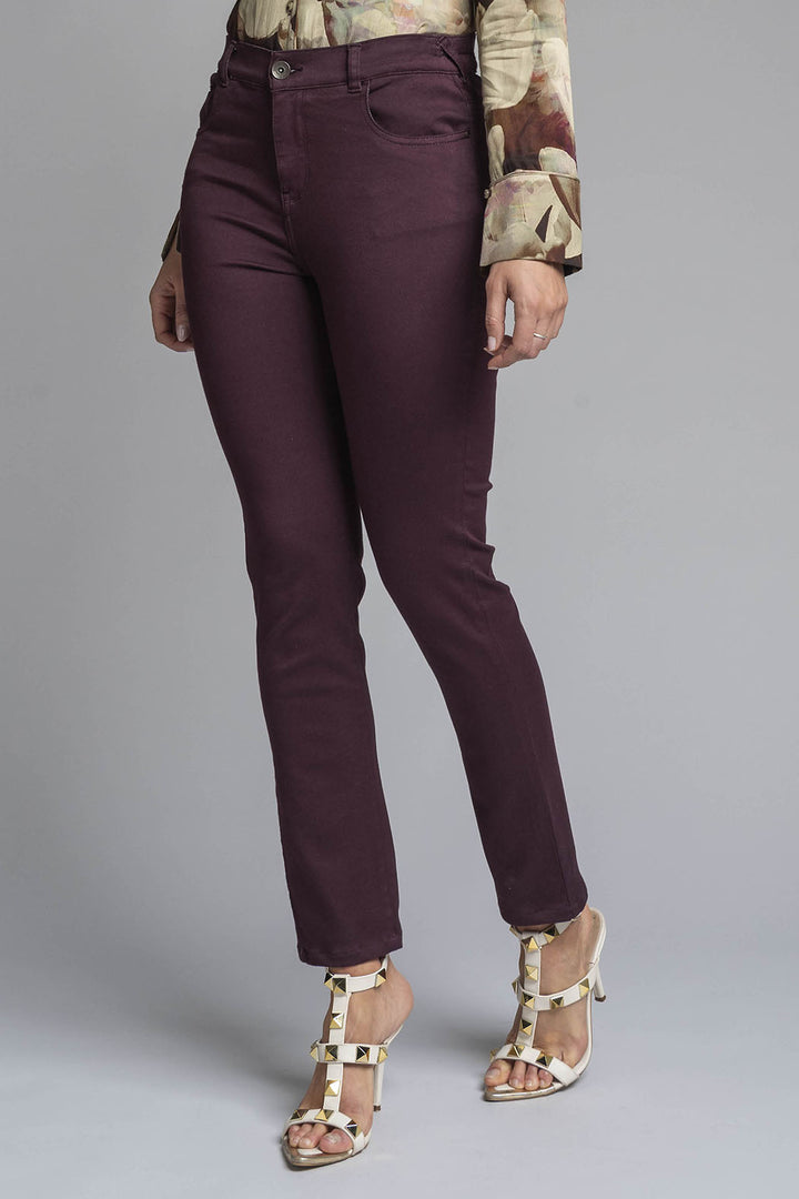 Pantalon De Mezclilla Corte Recto
