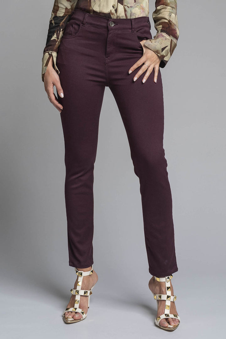Pantalon De Mezclilla Corte Recto