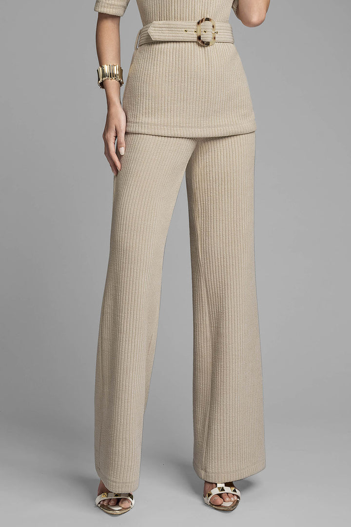 Pantalon Liso Corte Recto
