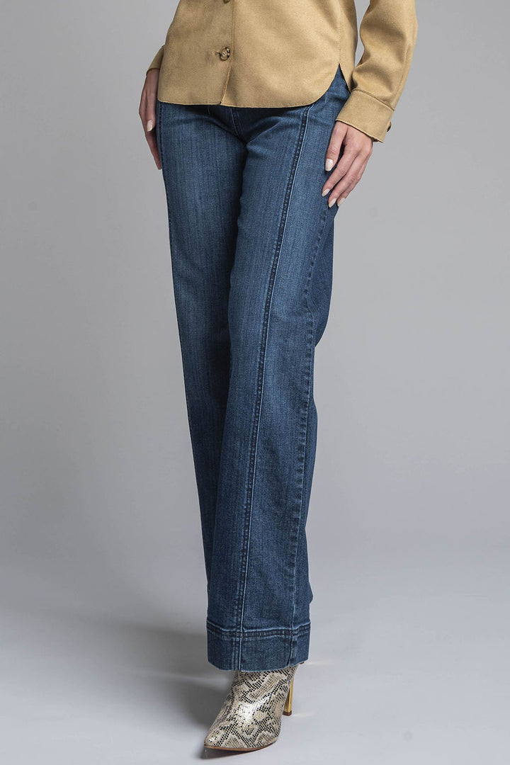 Jeans Liso Corte Recto