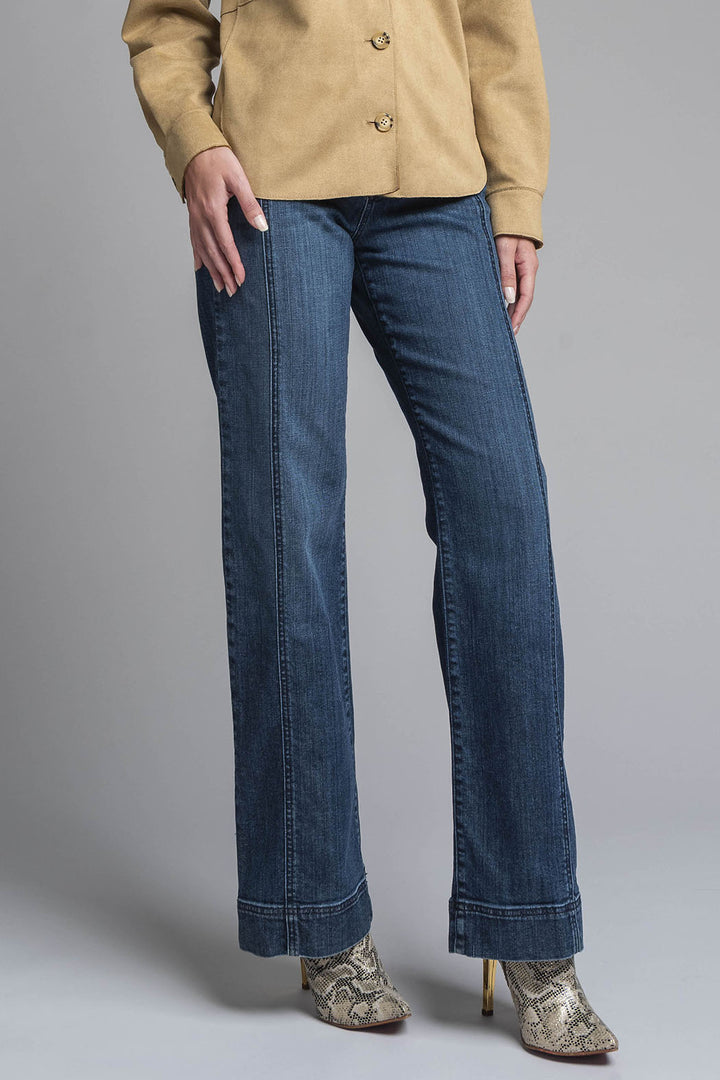 Jeans Liso Corte Recto