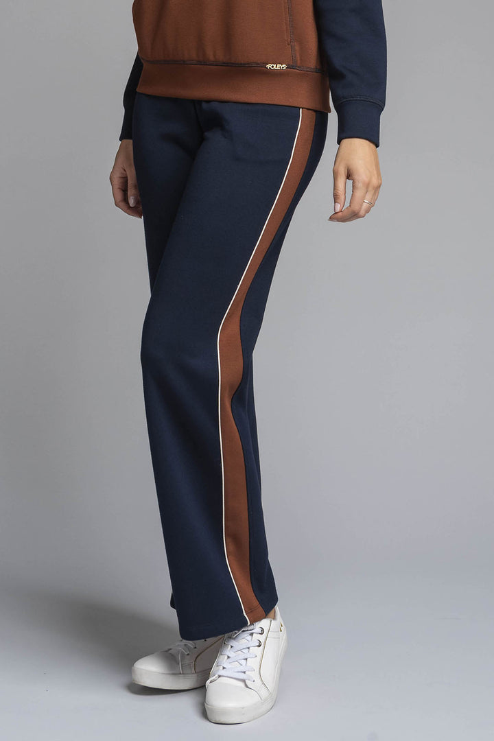 Pants Con Raya En Lateral Y Jareta En Cintura