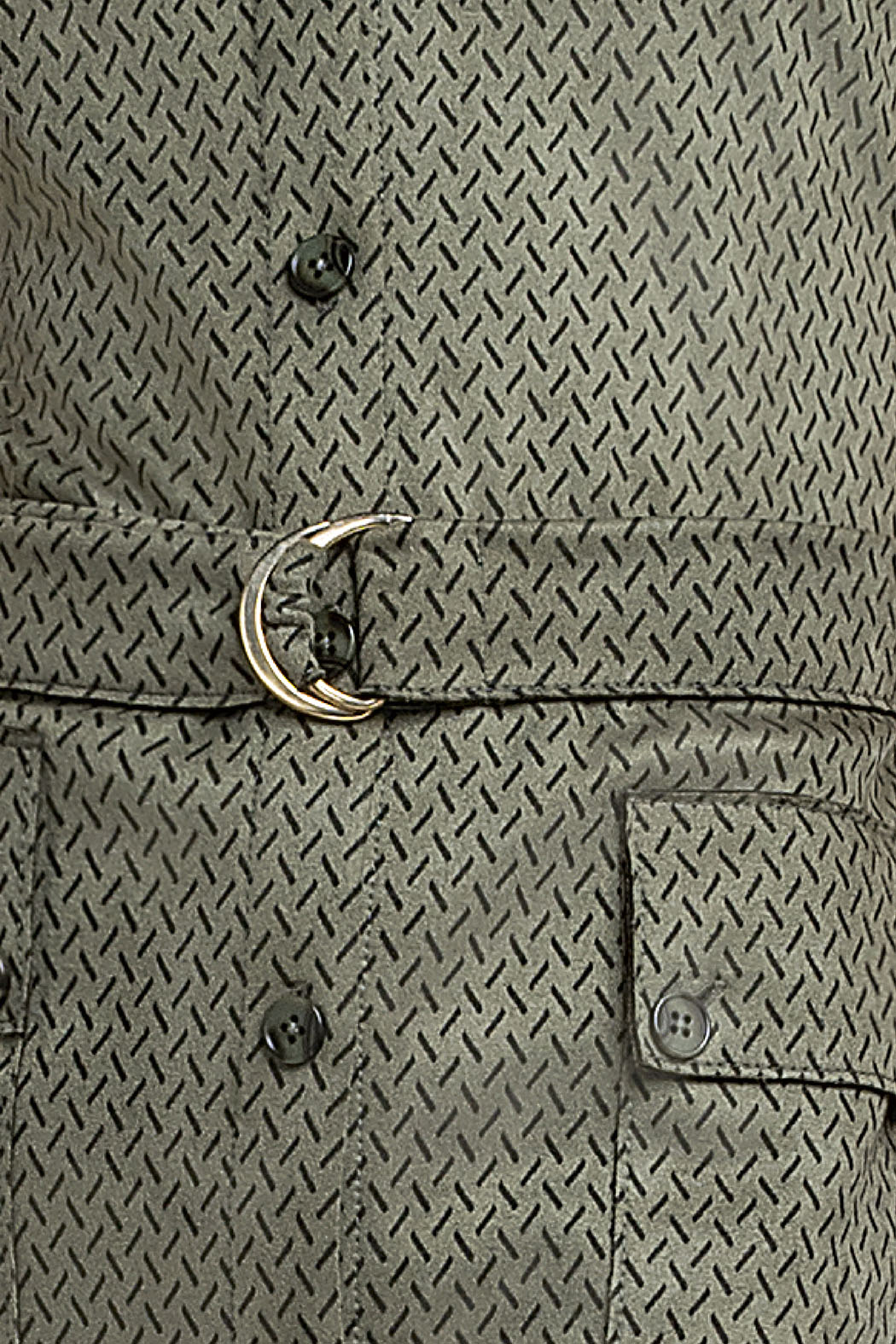 Vestido Con Botones Al Frente