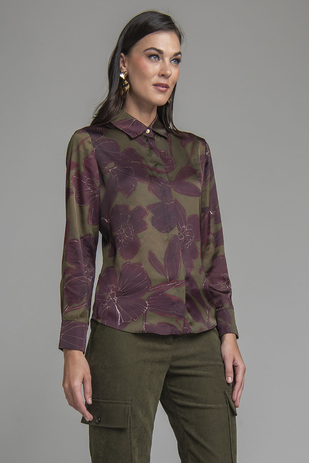 Blusa De Manga Larga Estampada