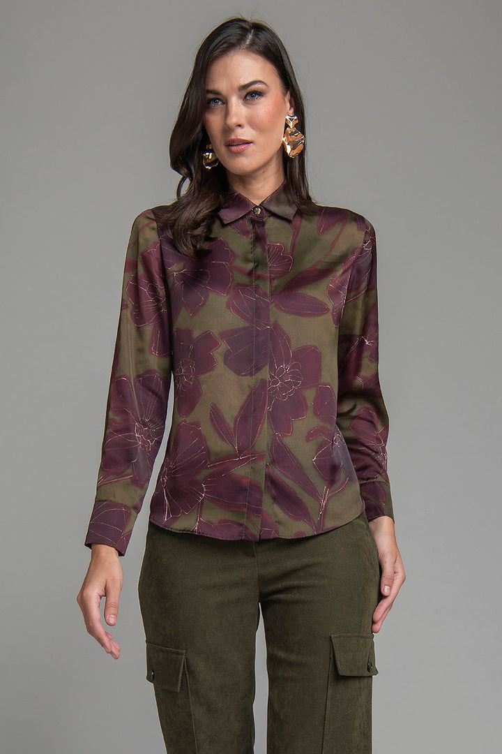 Blusa De Manga Larga Estampada