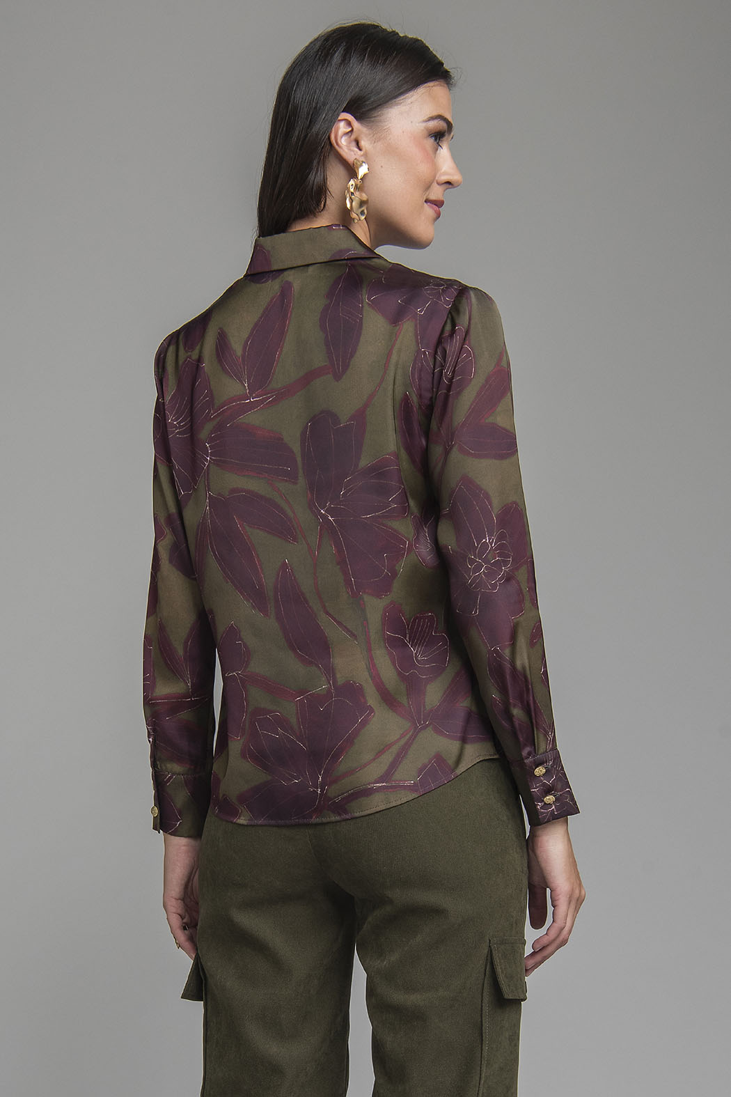 Blusa De Manga Larga Estampada