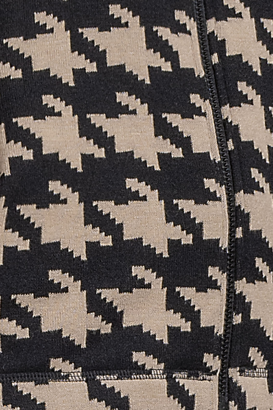 Chamarra Con Estampado Pata De Gallo