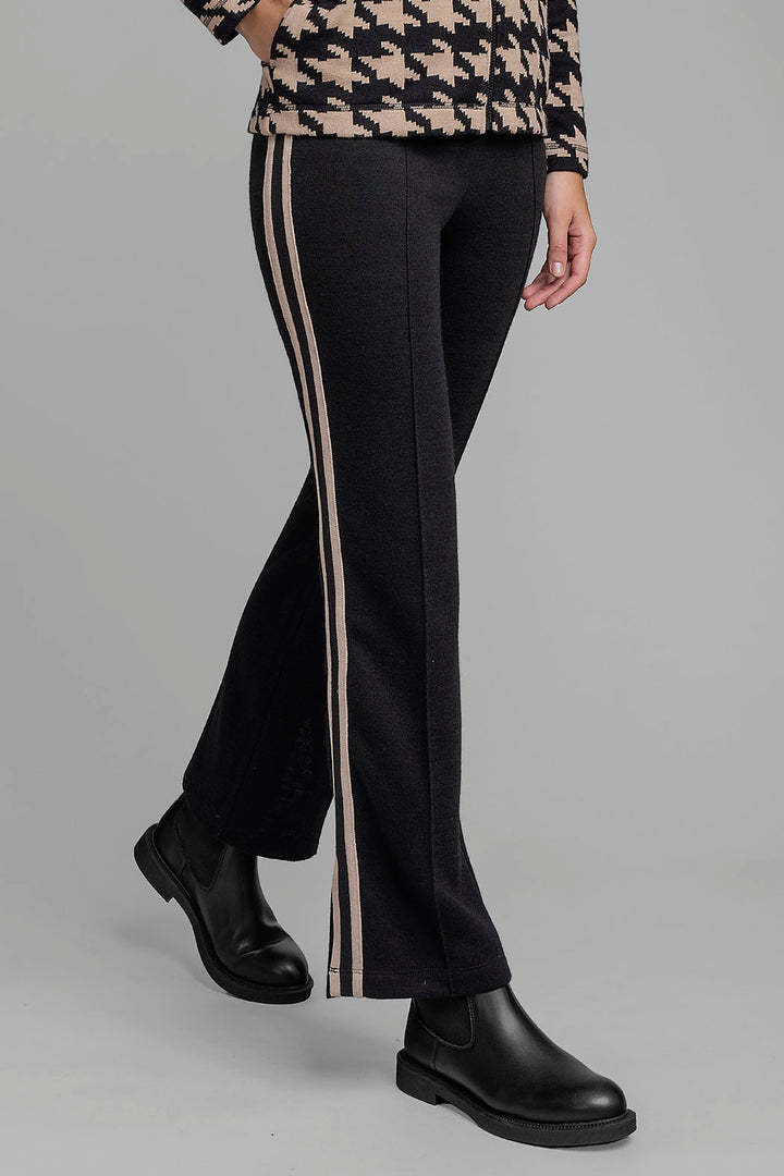 Pants Con Jareta En Cintura Y Rayas En Lateral