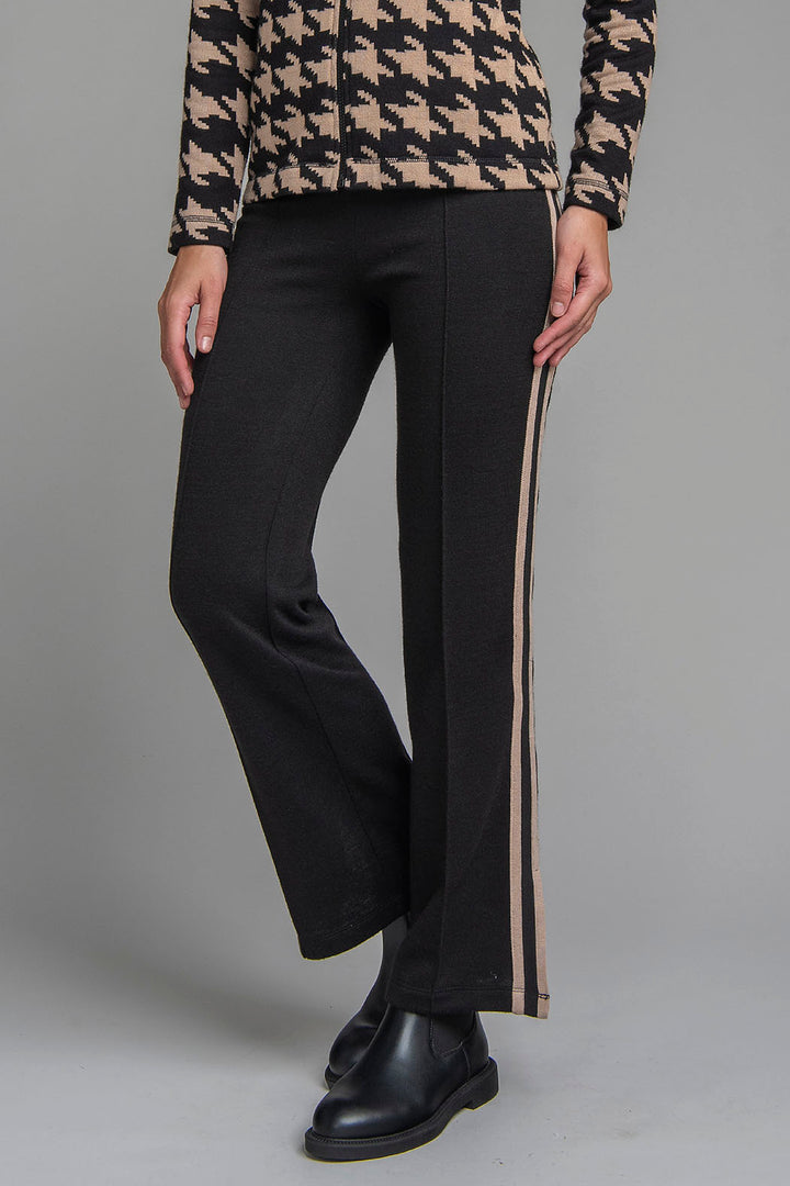 Pants Con Jareta En Cintura Y Rayas En Lateral