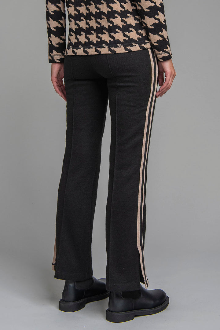 Pants Con Jareta En Cintura Y Rayas En Lateral