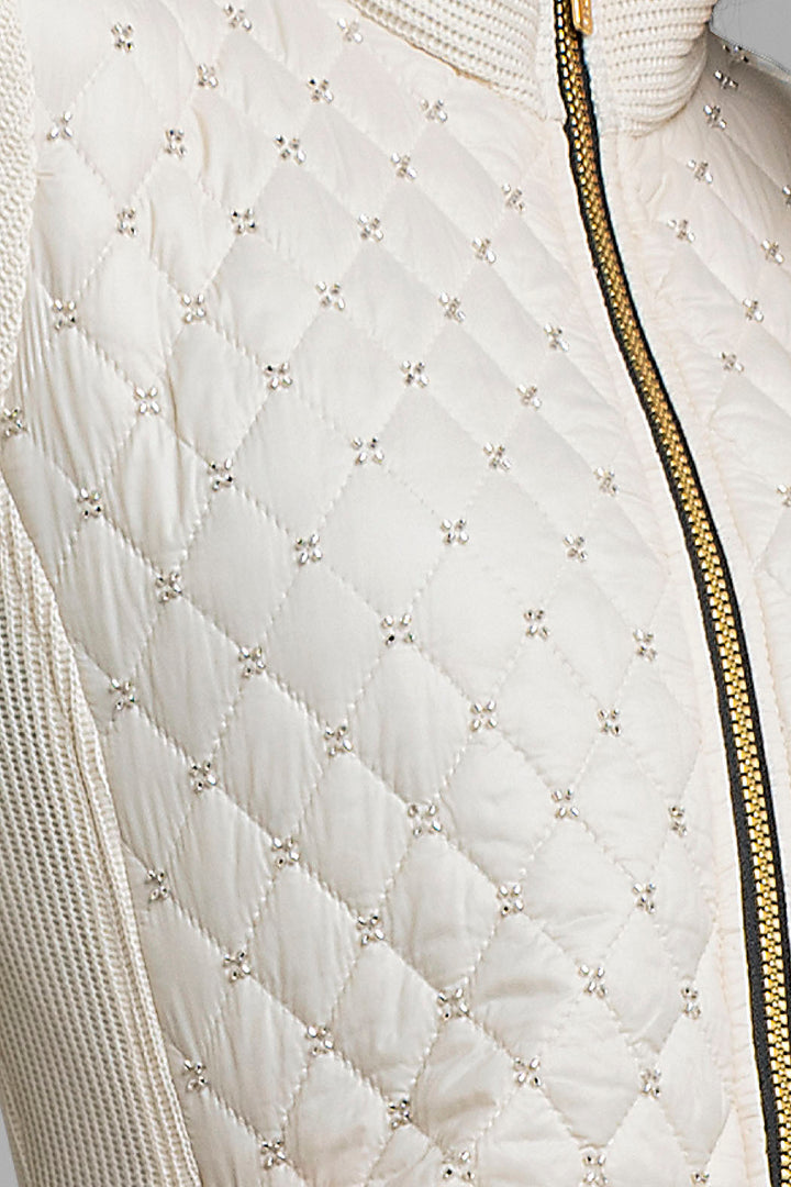 Chamarra Con Brillos Y Cierre