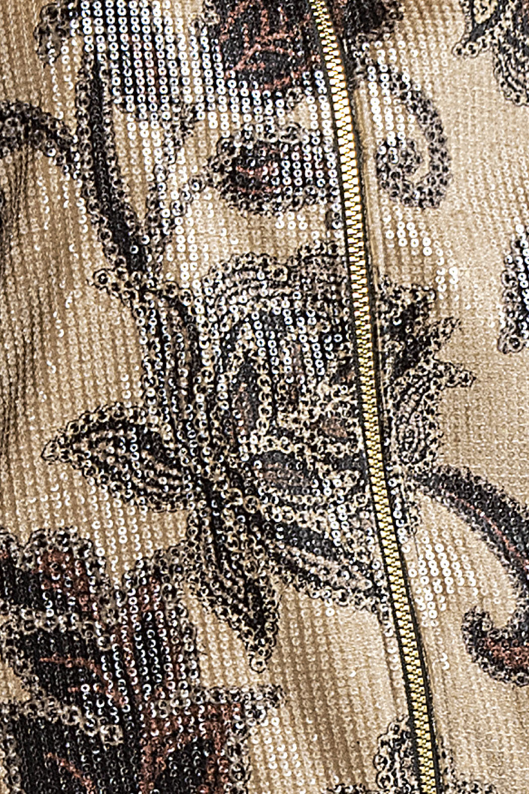 Chamarra Con Estampado De Lentejuelas